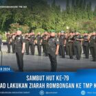 Dalam rangka memperingati Hari Ulang Tahun ke-79 Komunikasi dan Elektronika TNI Angkatan Darat (Komlekad), Pusat Perhubungan TNI Angkatan Darat (Pushubad) mengadakan ziarah rombongan di Taman Makam Pahlawan (TMP) Kalibata, Jakarta, Kamis (21/11/2024)