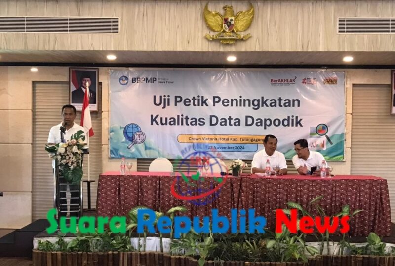 Dinas Pendidikan Kabupaten Tulungagung menggelar Bimbingan Teknis dan Sosialisasi Peningkatan Indeks Kualitas Dapodik