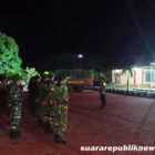 Menjelang hari pemungutan suara pada Pilkada Serentak 2024, personel TNI dan Polri di Kabupaten Buru melaksanakan patroli gabungan selama masa tenang