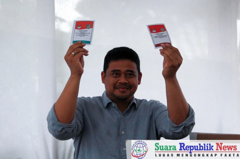 Hasil hitung cepat (quick count) oleh Indikator Politik Indonesia menunjukkan pasangan calon gubernur dan wakil gubernur Sumatra Utara, Bobby Nasution-Surya, memimpin dengan perolehan suara sementara sebesar 63,01%