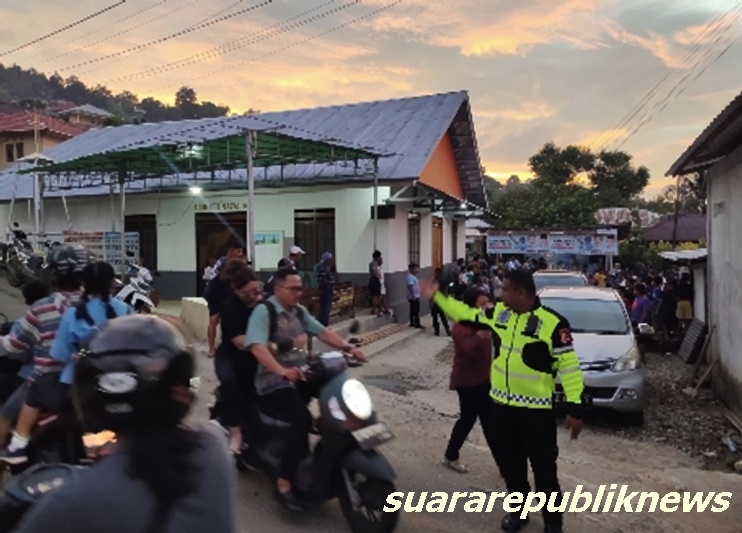 Kombes Pol Areis Aminnulla S.Ik, memastikan bahwa personel Satgas OMP Polda Maluku telah diterjunkan untuk menjaga keamanan dan ketertiban di sekitar lokasi kampanye