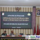 Dalam rangka persiapan pelaksanaan Operasi Lilin Toba 2024, Polres Humbang Hasundutan mengadakan rapat koordinasi lintas sektoral di Aula DP Silitonga, Kamis (12/12/2024)