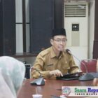 Rapat Koordinasi (Rakor) Persiapan Menyambut Libur Nataru Tahun 2025 di Aula Disporapar pada Senin, 9 Desember 2025