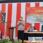 Wakapolda Maluku, Brigjen Pol Samudi, S.I.K., M.H., memberikan pembekalan akhir kepada 148 siswa Pendidikan dan Pembentukan Bintara (Diktuba) Polri Gelombang II tahun 2024
