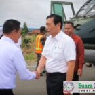 Luhut Binsar Panjaitan, bersama Menteri Pendidikan Tinggi, Sains, dan Teknologi (Mendiktisaintek), Prof. Satryo Soemantri Brodjonegoro, melakukan kunjungan kerja ke area Pengembangan Food Estate (FE) dan pembangunan Taman Sains Teknologi Herbal dan Hortikultura (TSTH2) di Kecamatan Pollung, Humbang Hasundutan, pada Rabu (11/12/2024)
