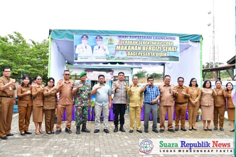 Pemerintah Kabupaten (Pemkab) Samosir secara resmi meluncurkan program uji coba makan bergizi sehat bagi peserta didik, Senin (09/12/2024)