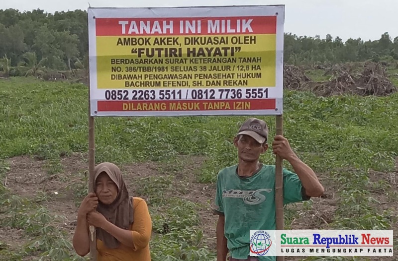 Futiri, yang mewarisi lahan tersebut dari orang tuanya, kini menghadapi penderitaan ekonomi akibat hilangnya sumber penghidupan
